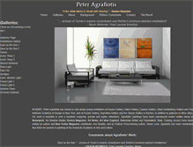 Tablet Screenshot of peteragrafiotis.com